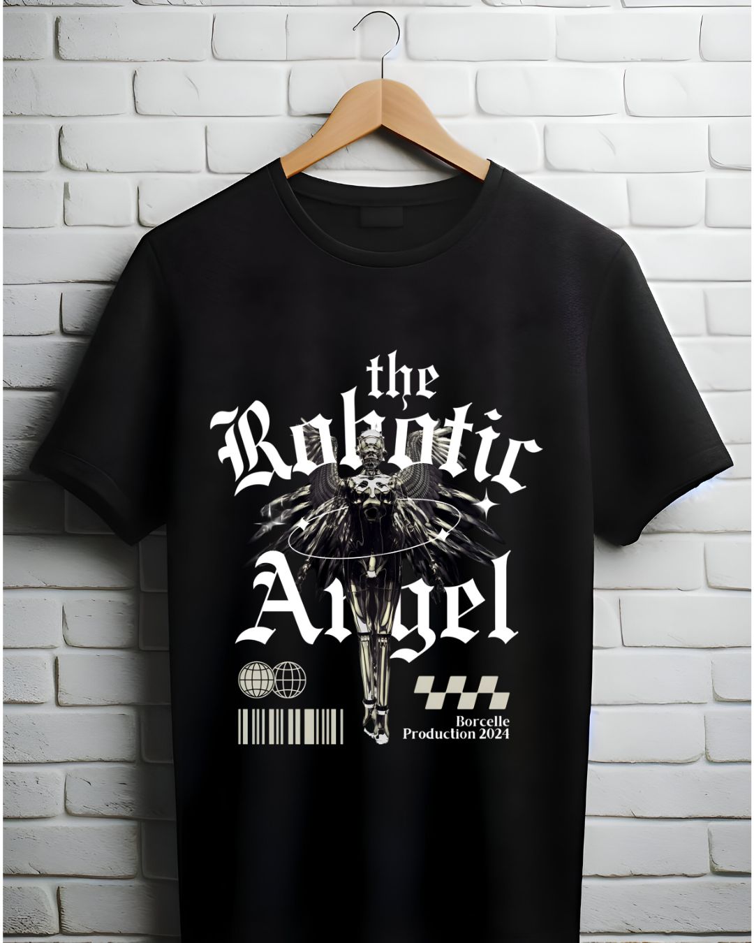 Robotic Angel Oversized Tee